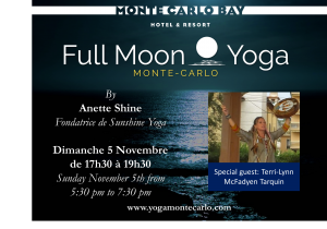 Lire la suite à propos de l’article Yoga de Pleine Lune Monte-Carlo le Dimanche 5 Novembre