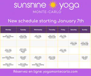 Read more about the article New Sunshine Schedule and LOWER PRICES starting on January 7th