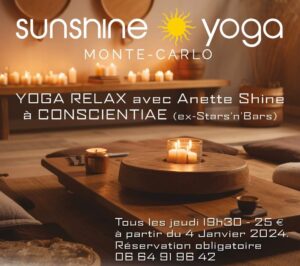 Read more about the article Yoga Relax at Conscientiae every Thursday 7:30 pm
