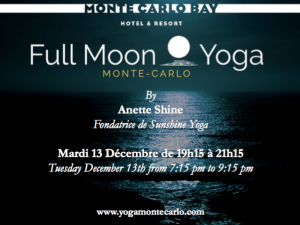 Lire la suite à propos de l’article Yoga de Pleine Lune Monte Carlo le Mardi 13 Decembre