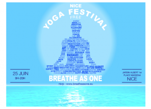 Lire la suite à propos de l’article Notez dans vos agendas: évènement Yoga gratuit Breathe as One, le 25 Juin à Nice