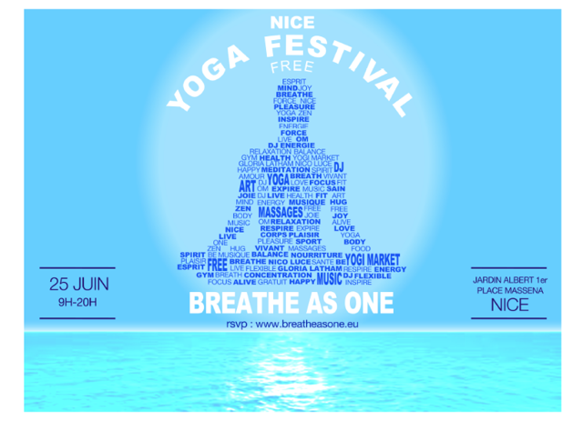 You are currently viewing Notez dans vos agendas: évènement Yoga gratuit Breathe as One, le 25 Juin à Nice