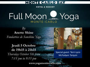 Read more about the article Full Moon Yoga Monte Carlo on Thursday October 5th