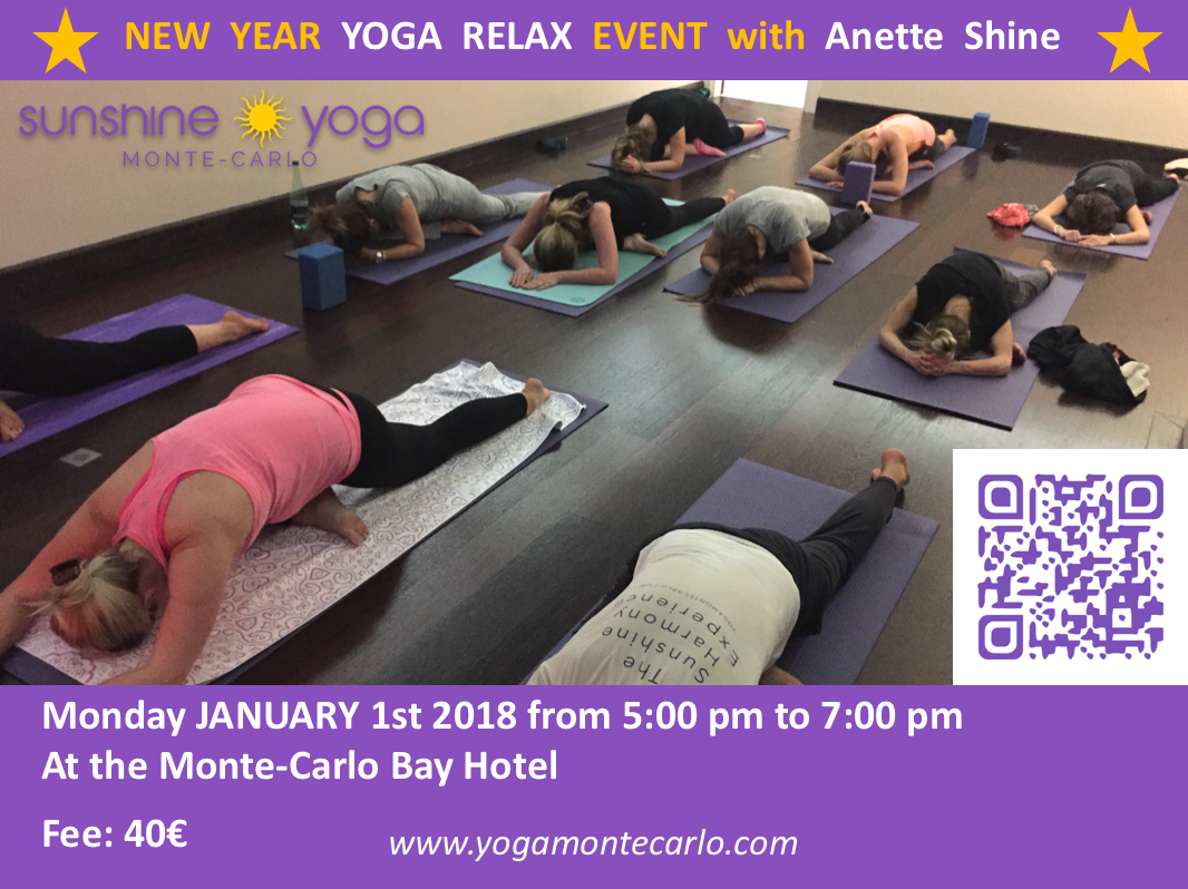 You are currently viewing Event Yoga Relax on January 1st 2018 with Anette Shine