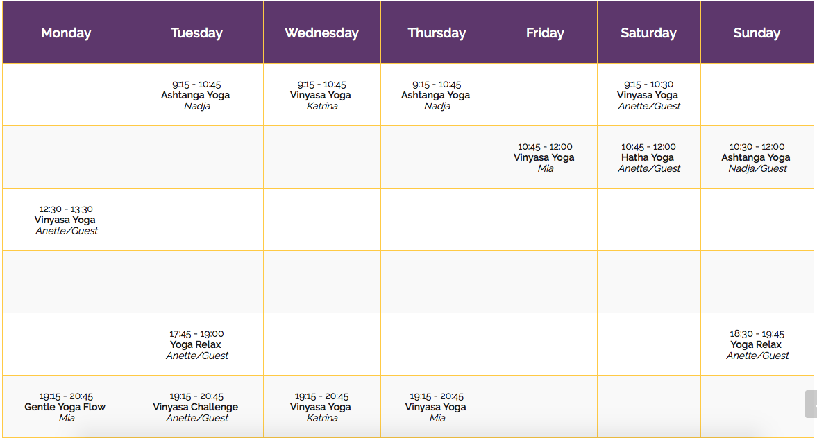 You are currently viewing New Sunshine Yoga Schedule for August