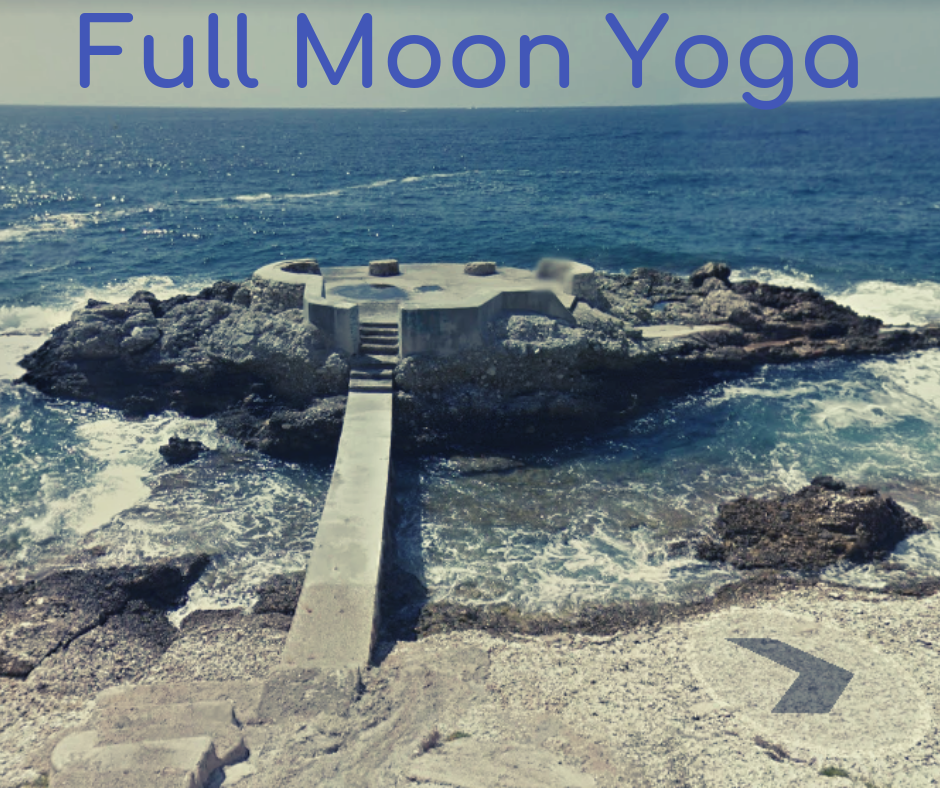 You are currently viewing Full Moon Yoga by the Sea in Cap d’Ail on la “Pointe de la Pinède” on August 15th