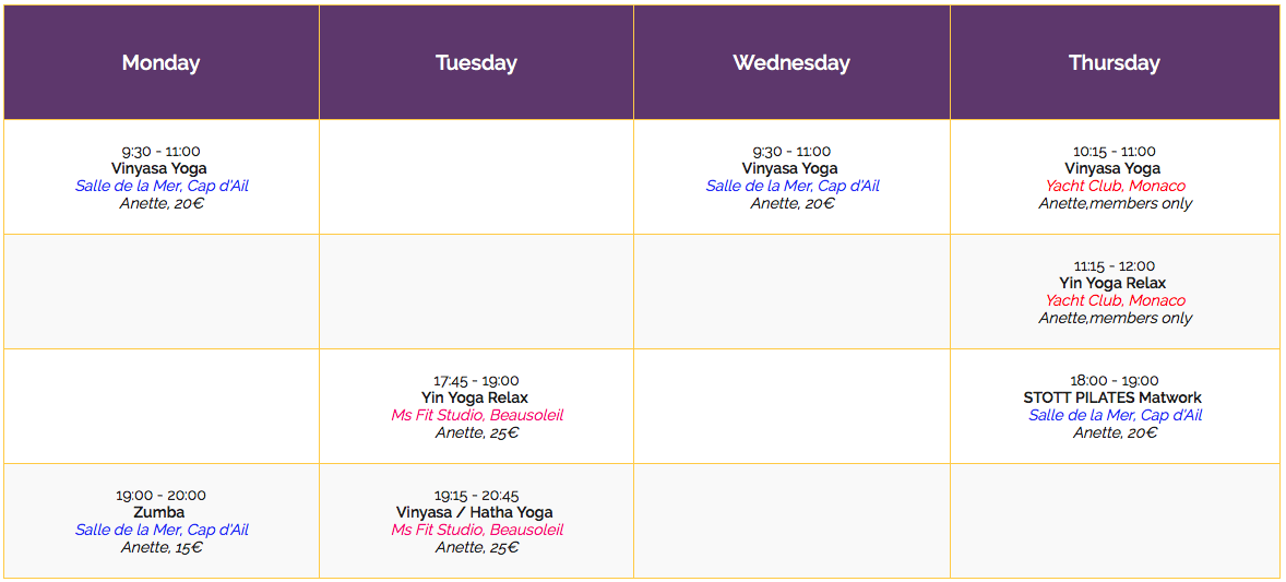 You are currently viewing New Sunshine Yoga schedule starting on November 1st