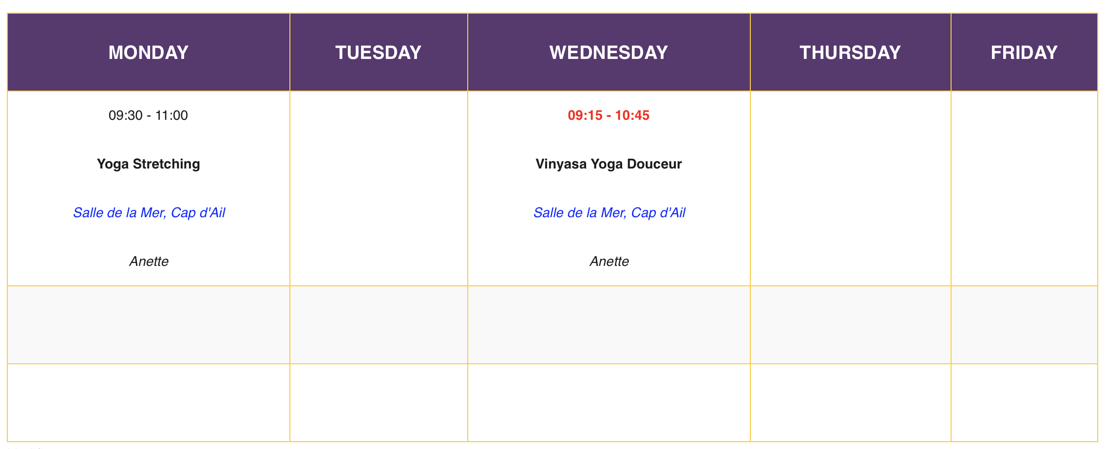 You are currently viewing New Sunshine Yoga Summer schedule June-July 2024